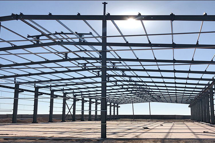 Large-span prefab steel workshop buildings