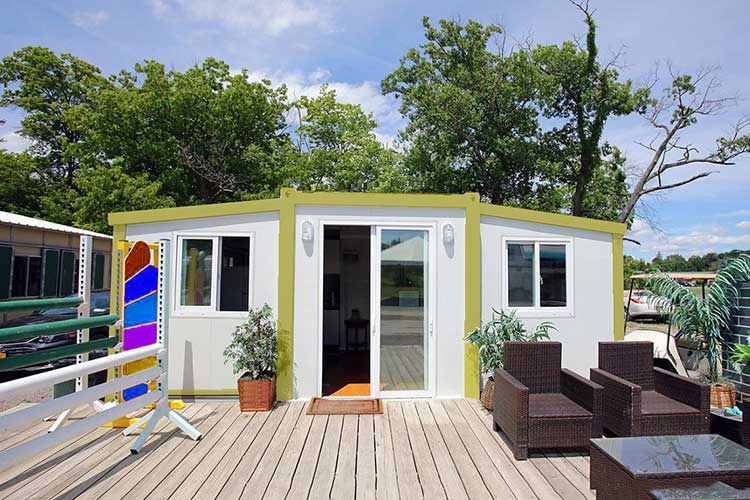 Baofeng expandable container house prefab expandable tiny homes